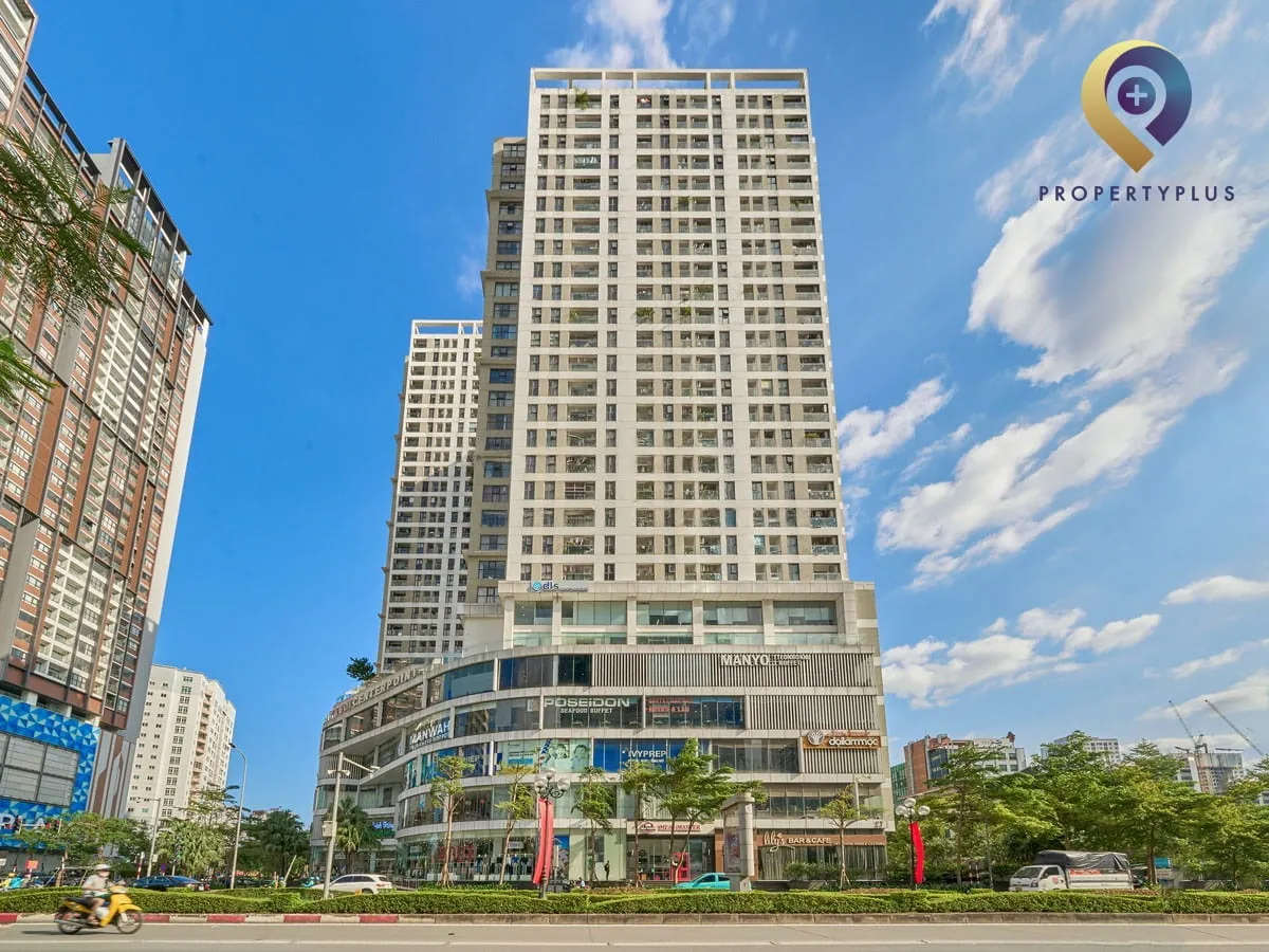 Tòa nhà Hanoi Center Point nhìn từ phía trước